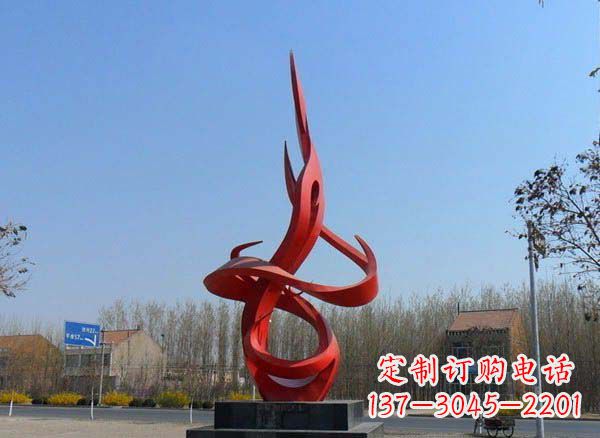 贵州不锈钢火苗经典建筑雕塑