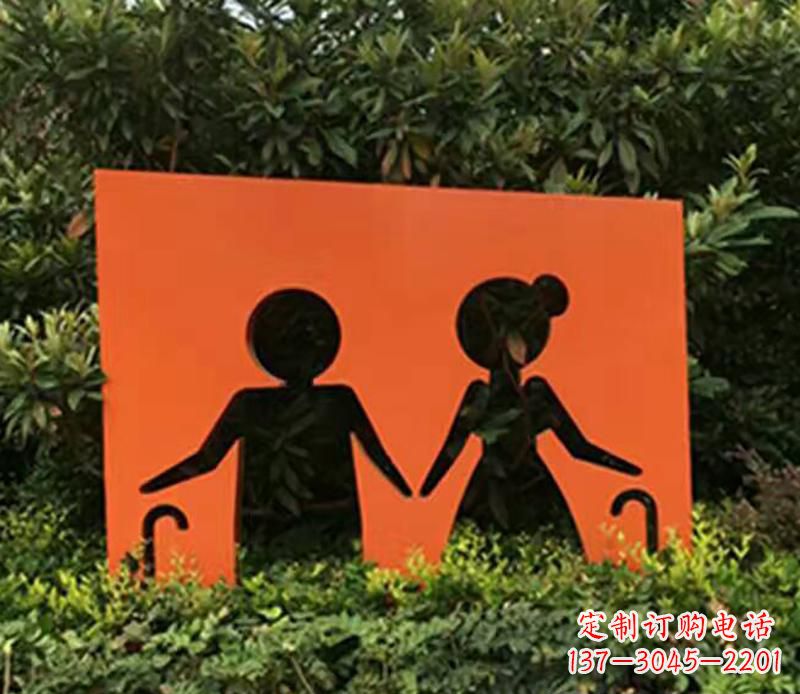 贵州儿童剪纸不锈钢雕塑