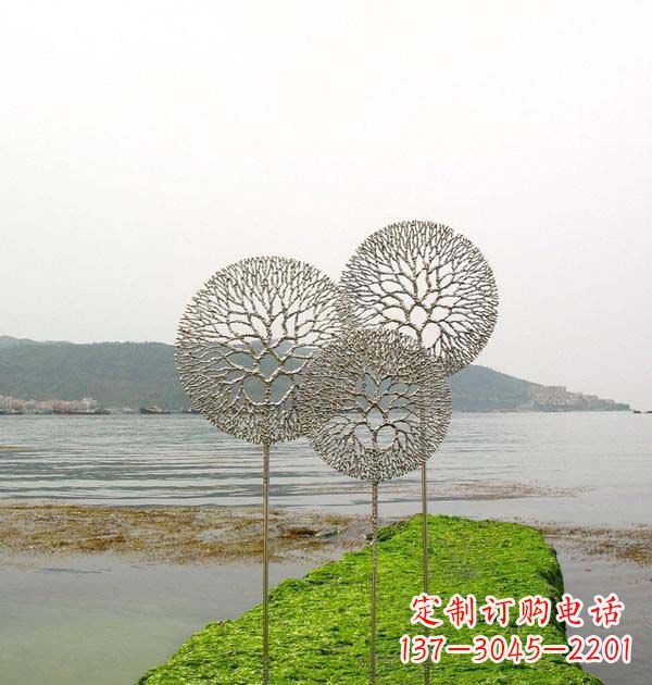 贵州 迷人的不锈钢蒲公英雕塑
