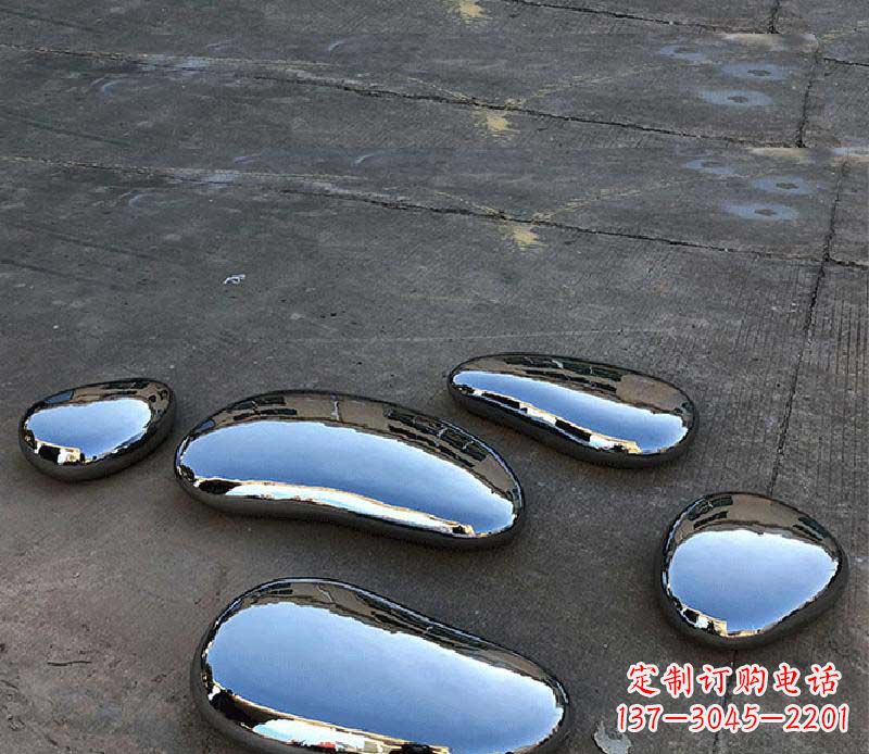 贵州不锈钢水滴景观雕塑美轮美奂,营造自然灵动