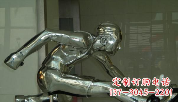 贵州不锈钢运动员雕塑