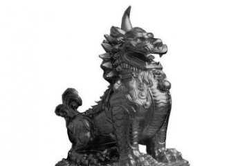 贵州独角兽铜雕塑，精美细腻传统工艺