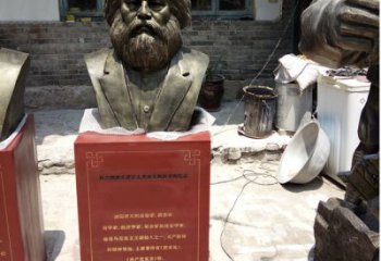 贵州欣赏历史，珍藏马克思头像雕塑