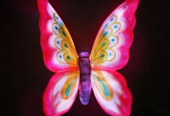 贵州定制发光蝴蝶雕塑