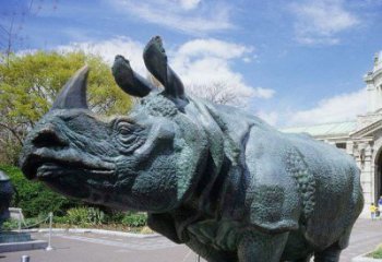 贵州高端犀牛铜雕艺术品