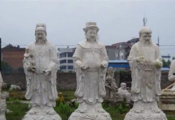 贵州福禄寿神像石雕