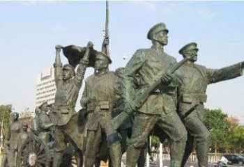 贵州纪念革命先烈的战士雕塑