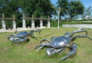 贵州产品名称精美铸造不锈钢螃蟹雕塑
