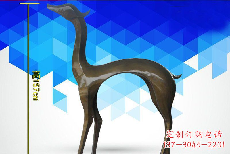 贵州铜质雕刻小鹿雕