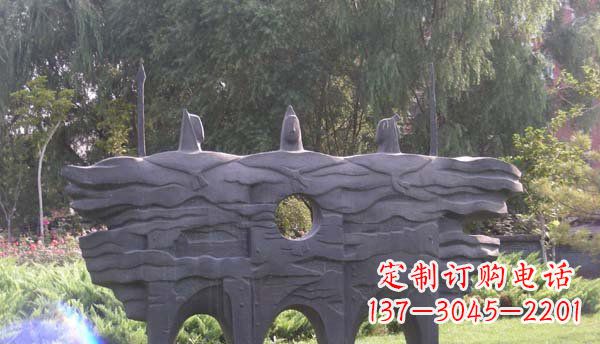 贵州精美绝伦的战士铜雕