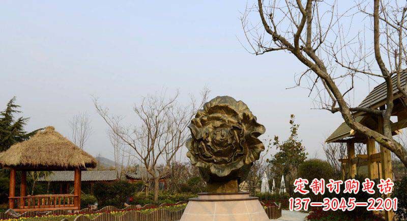 贵州公园大白菜景观铜雕