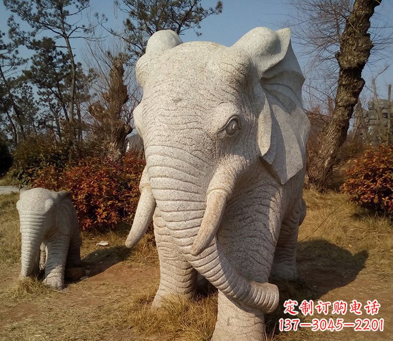 贵州精美大象雕塑