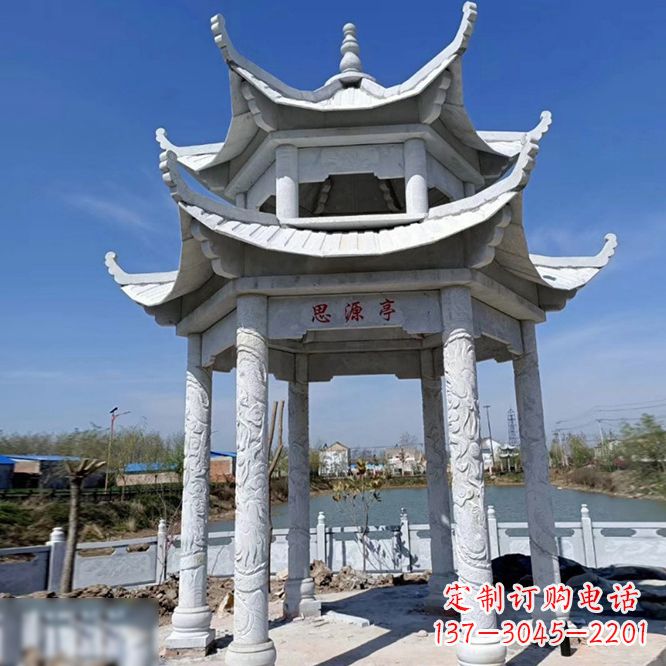 贵州公园大理石凉亭