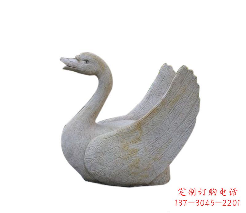 贵州中领雕塑 | 天鹅石雕景观喷泉