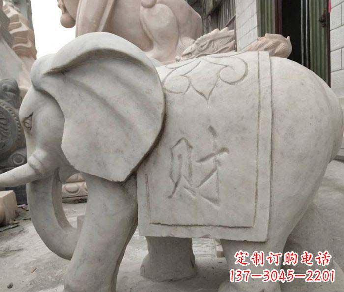 贵州大理石大象雕塑