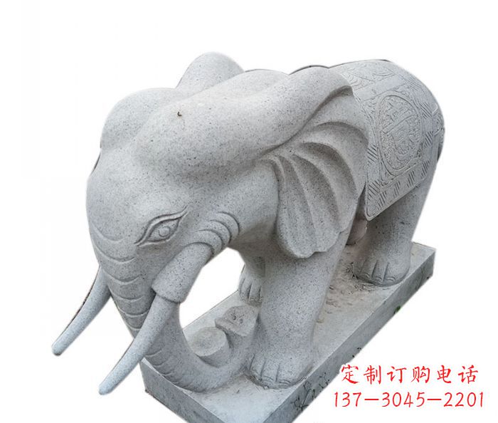 贵州精美绝伦的大象大理石雕塑
