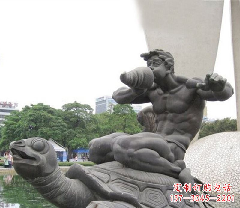 贵州公园动物海龟雕塑