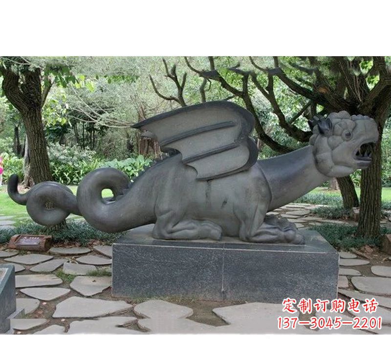 贵州领雕塑 - 公园级恐龙石雕