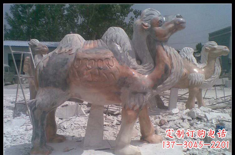 贵州公园动物骆驼石雕222