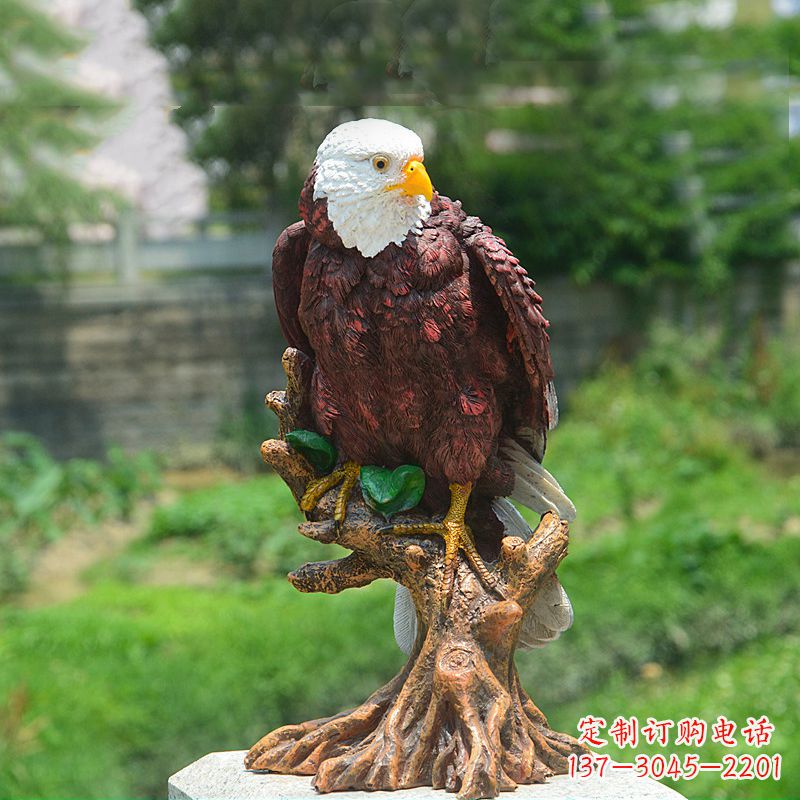 贵州金羽老鹰玻璃钢雕塑