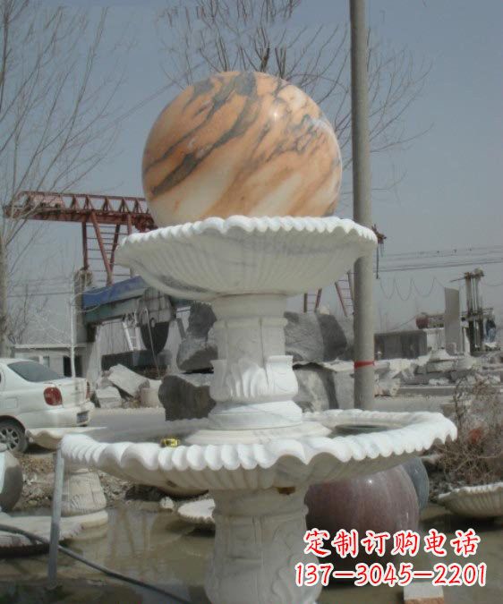 贵州公园风水球石雕