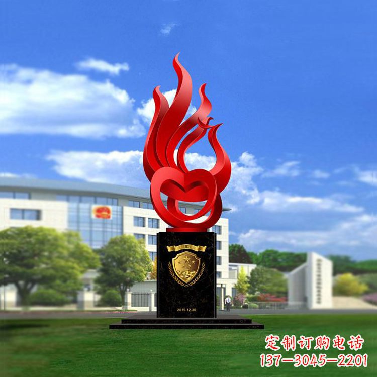 贵州公园凤凰雕塑不锈钢景观雕塑