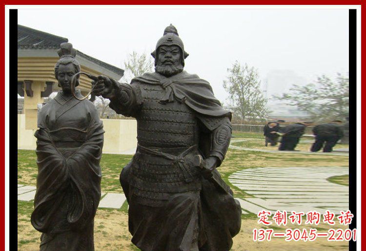 贵州灵巧雄姿,威武将军铜雕塑