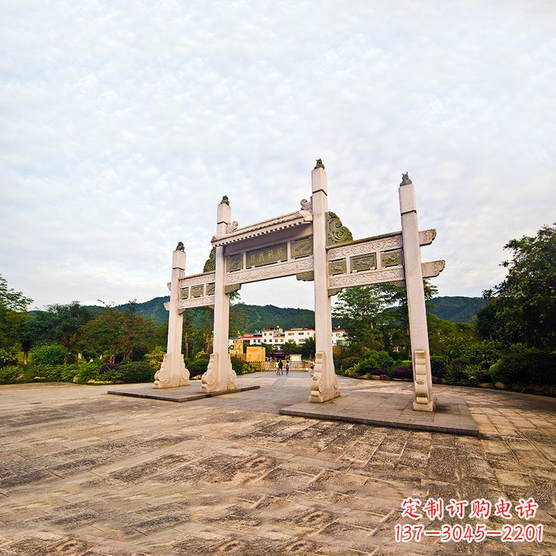 贵州精美石牌坊雕塑