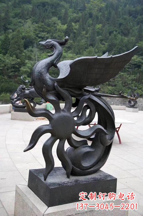 贵州天四灵朱雀神鸟雕塑——象征希望的贵族精神