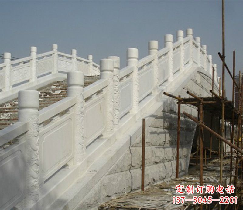 贵州公园汉白玉栏板景观石雕