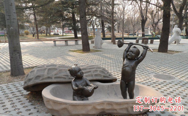 贵州花生娃娃艺术雕塑