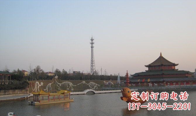 贵州静谧自然,金鱼铜雕精美绝伦