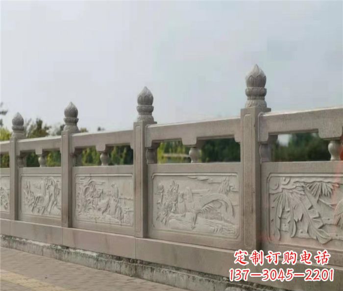 贵州泰山大理石浮雕栏板雕塑