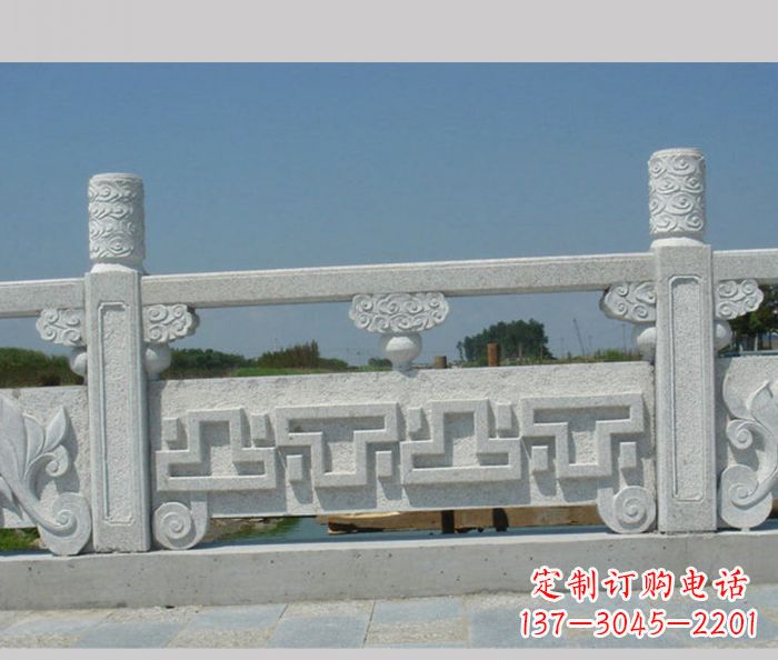 贵州公园景观大理石栏板雕塑