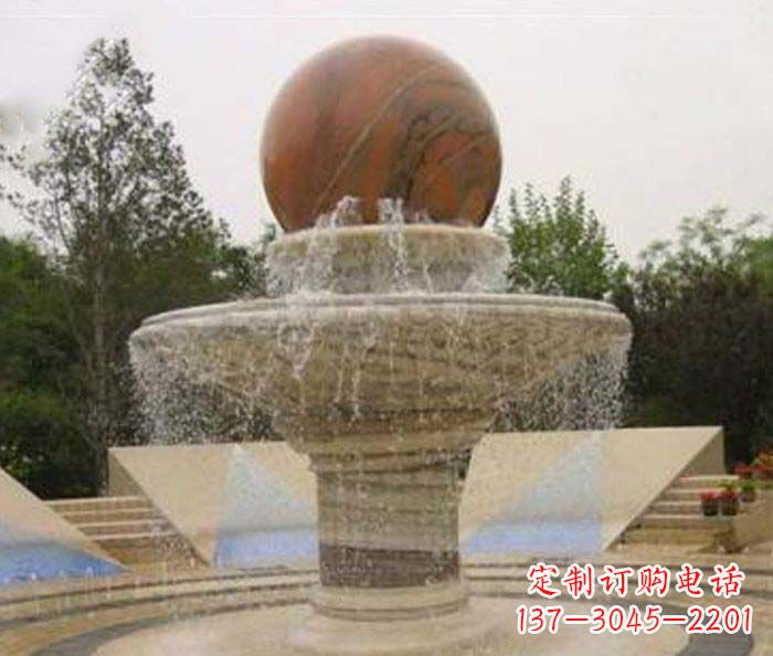 贵州精致禅意风水球雕塑