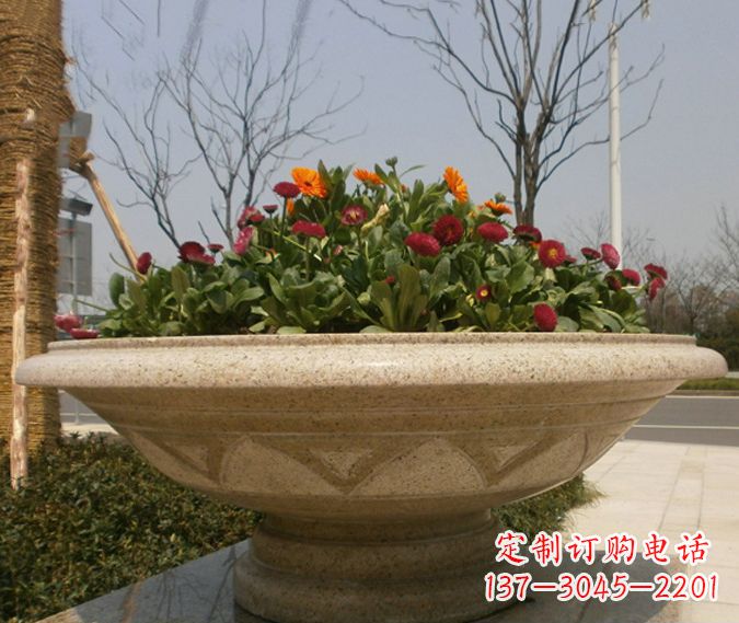 贵州中领雕塑花盆石雕
