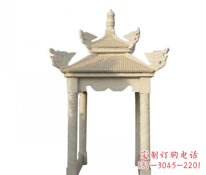 贵州高品质园林石雕凉亭