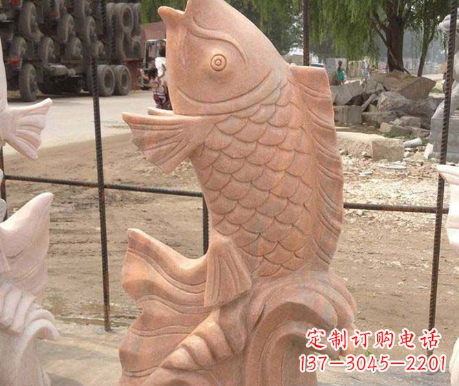 贵州红石喷泉雕塑,点亮公园景观