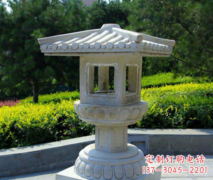 贵州公园景观小型石灯雕塑