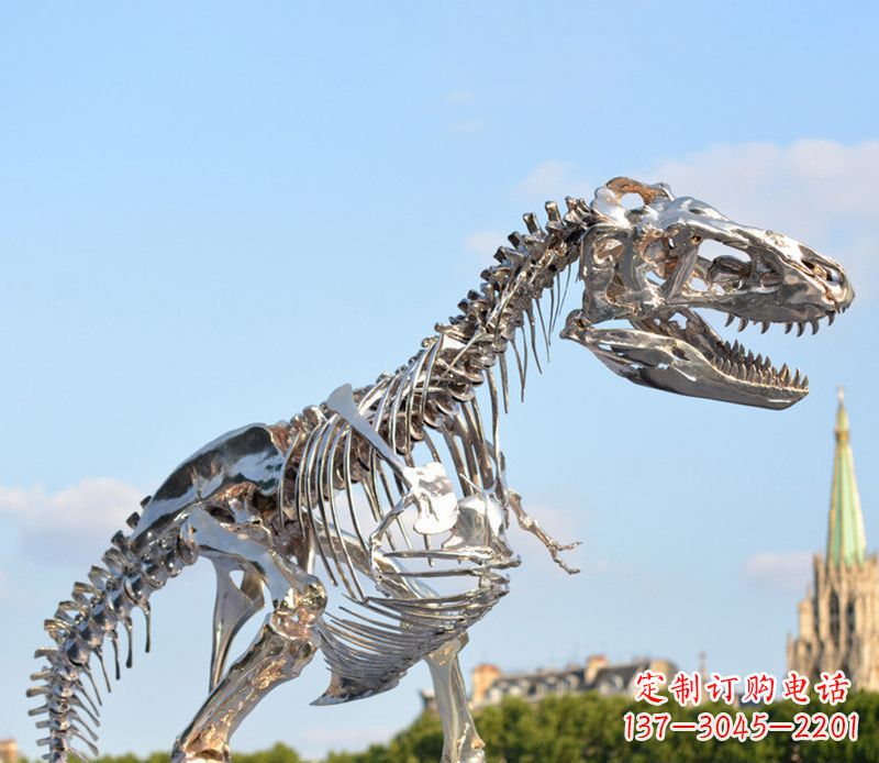 贵州不锈钢恐龙雕塑展现自然之美