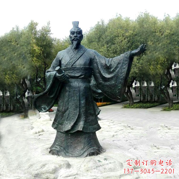 贵州孟子铜雕塑,荟萃战国时期智慧精华