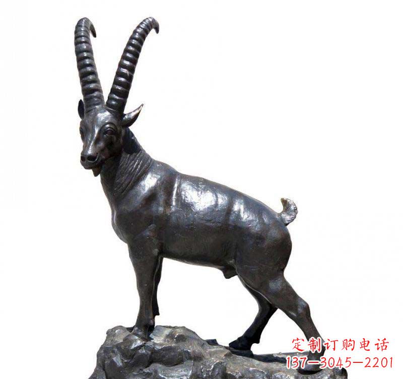 贵州铜雕羚羊,精美外形及细节刻画精美