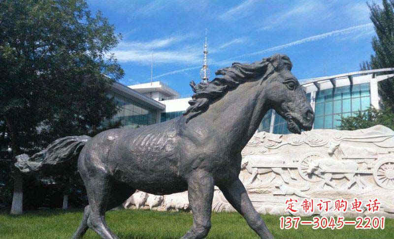 贵州马动物铜雕塑