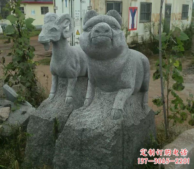 贵州优质动物猪石雕