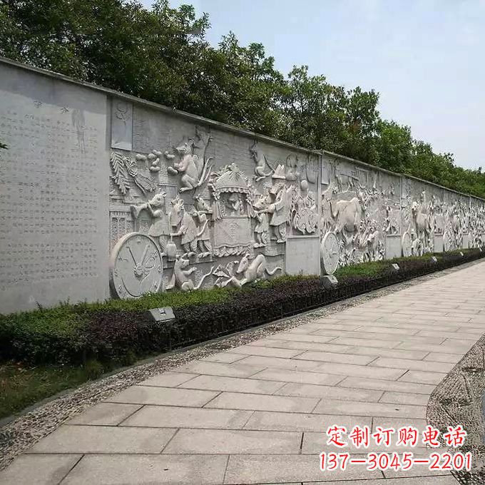 贵州领雕塑 | 十二生肖文化浮雕