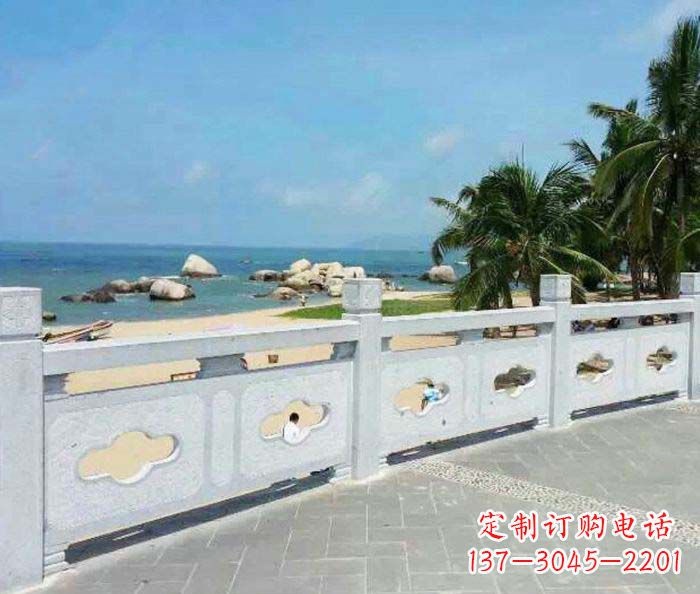 贵州公园石栏板大理石雕塑 (2)