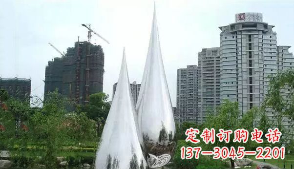 贵州不锈钢水滴雕塑