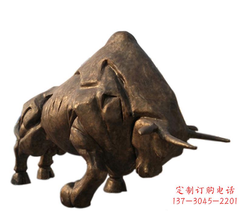 贵州铜雕独特的历史图案——拓荒牛雕塑