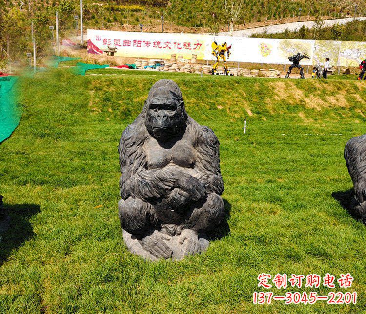 贵州高端铜制巨型大猩猩雕塑