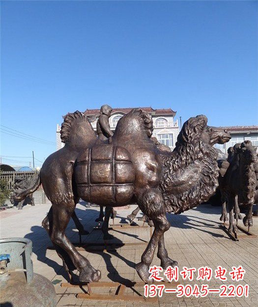 贵州高端铜骆驼雕塑定制